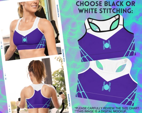 SPIDER GWEN Sports bra, Spidergwen tank for adults, superhero costume, womens spider costume, Spider Gwen top for women, t-shirt
