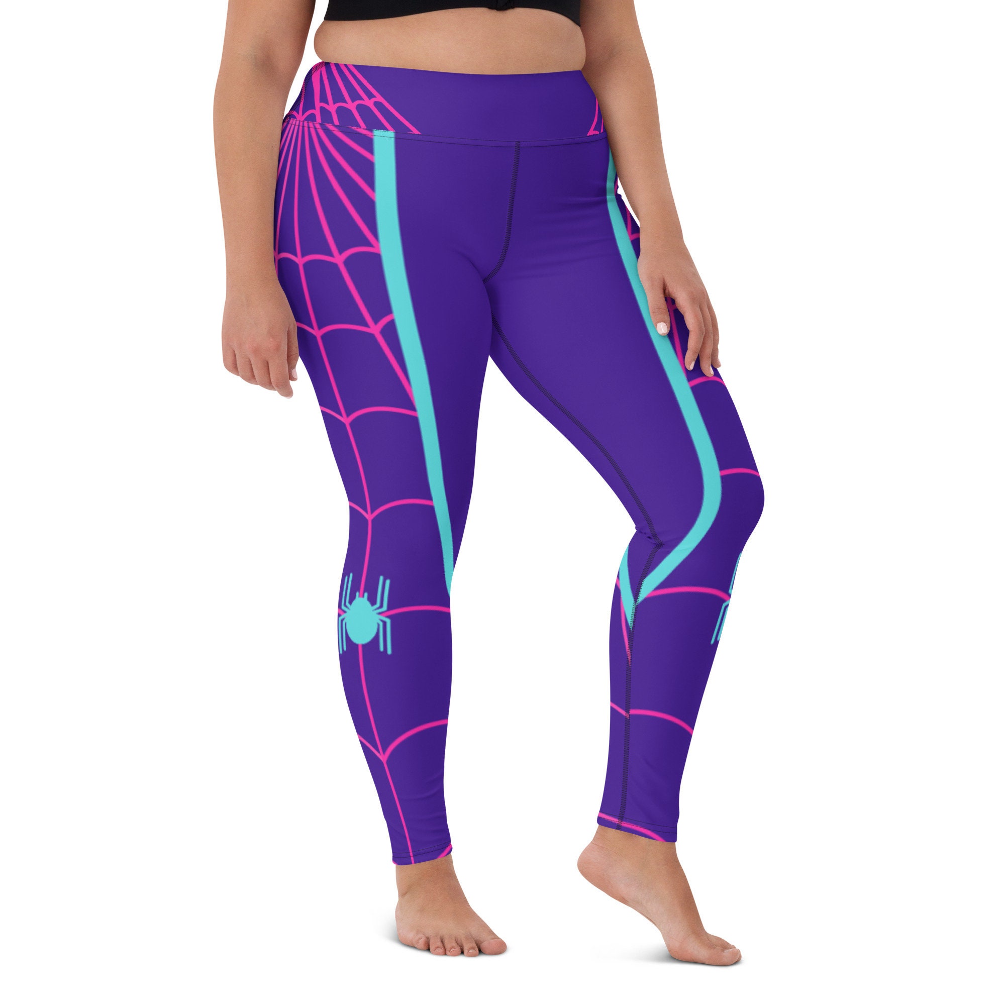 Womens Yoga Leggings SPIDER GWEN Spidergwen Tights for Adults
