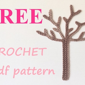 Tree crochet pattern