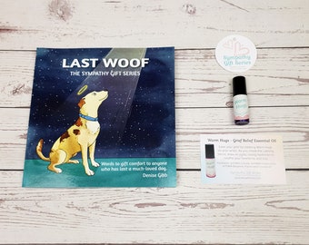 Dog Loss – Book And Warm Hugs Essential Oil Gift