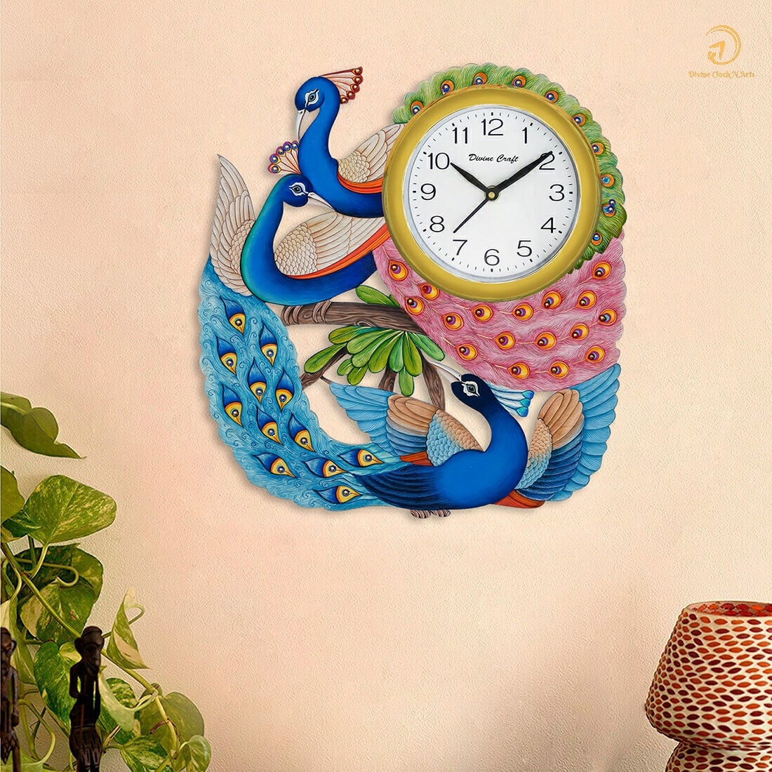 Loving Birds Clock Premium Quality Handmade Clock Etsy
