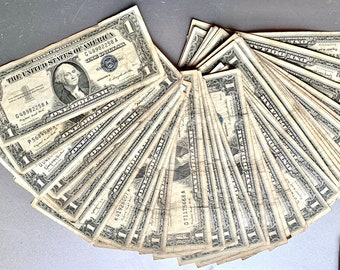 Anniversary Notes Circulated Currency Currency Special Date Banknote Birth Date December 11 or November 12 1957 One Dollar Bill U.S