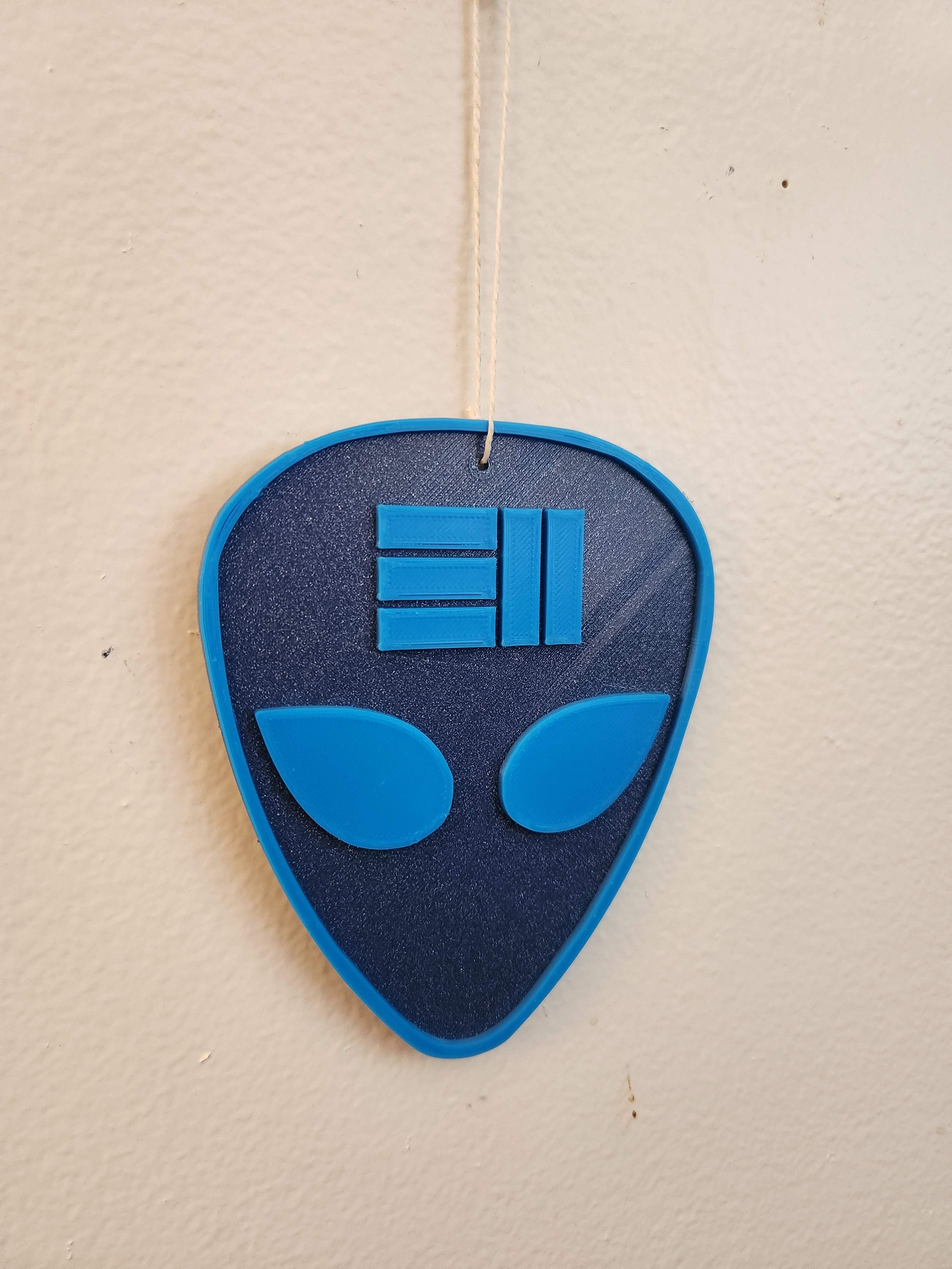 311 Band Alien Head With Bar Band Logo Decoration 3D Printed