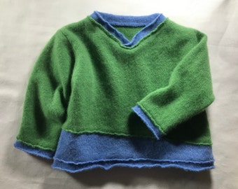 Cashmere baby sweater