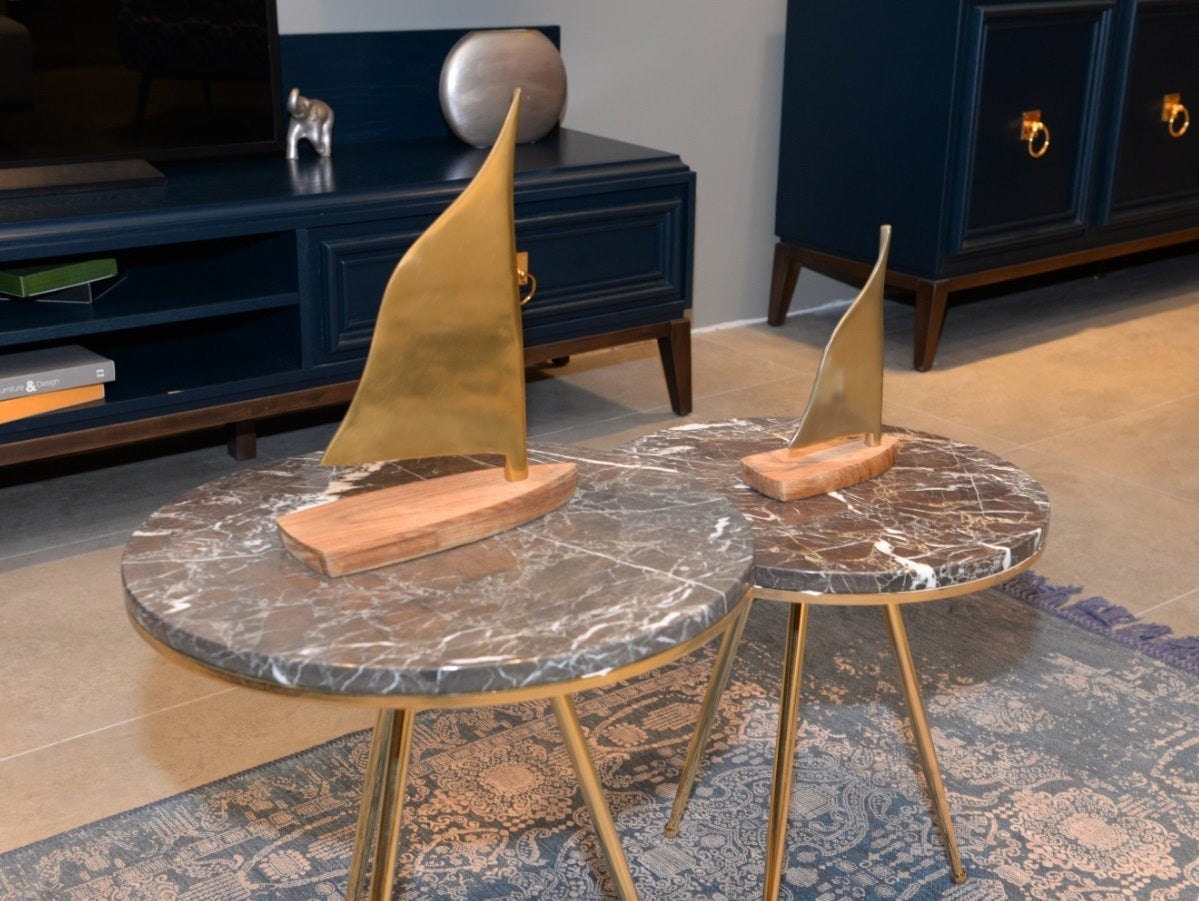 Black Marble Coffee Table Gold Legs Etsy Australia