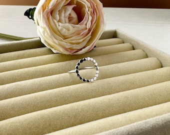 Anello Sole, anello donna in argento 925 realizzato a mano su misura. Idea regalo, amore e amicizia.