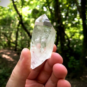 Blue Mist Lemurian Quartz Colombian Lemurian Quartz for Sale Lemuria Healing Crystal Point Smoky Lemurian Quartz Blades of Light Quartz Wand