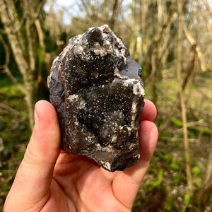 Natural Drusy Coated Dolomite on a Ferro Hematite Matrix Dolomite Caves for Crystal Lovers Collectors item