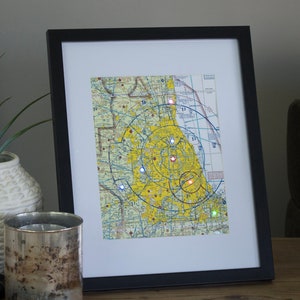 Mapa seccional LED Chicago