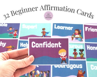 Printable Affirmation Cards for Kids | Lunchbox Notes | Positive Affirmations | Classroom Affirmations | Affirmation Station | Affirm Card