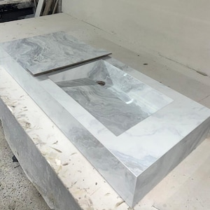 Fast Delivery ,Custom Size Carrara Sink, Bathroom Sink ,Marble Sink, Carrara Sink, Handmade Kitchen Sink, Stone Sink, Sink, Bathroom Decor,