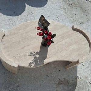 Travertine coffee table,Natural Stone Coffee Table, Handmade Home Decor, Coffee Table, Marble coffee table , Travertine design , Home design
