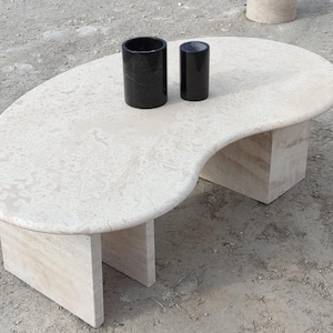 Coffee Table ,Marble Coffee Table, garden coffee table ,Natural Stone Coffee Table, Handmade Home Decor,Travertine Coffee Table,Marble Table
