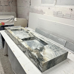 Special product DoubleSink,Bathroom Sink,Marble Double Sink, High  Sink , Handmade Kitchen Sink, Ceramic Sink , Sink , Stone sink