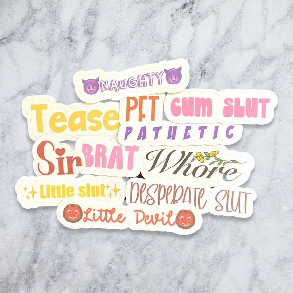 Kinky Stickers | Mommy Daddy Stickers | Dom Sub Stickers | Couple Stickers | Sexy Sticker Bundles | LGBTQIA stickers | Masc Fem Stickers