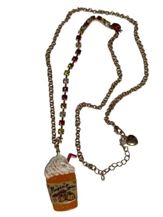 Betsey johnson necklace coffee cup