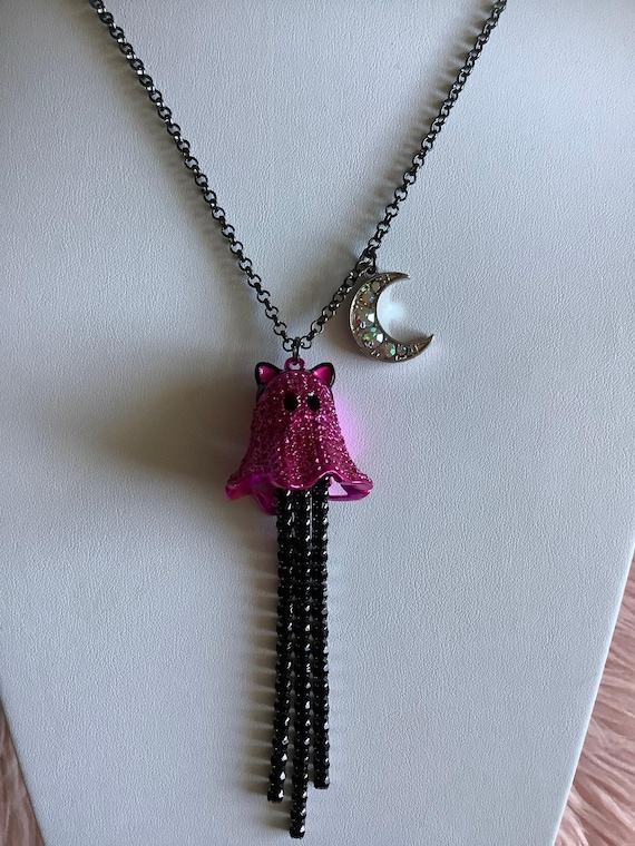 New with tag Betsey Johnson necklace ghost retail price 78