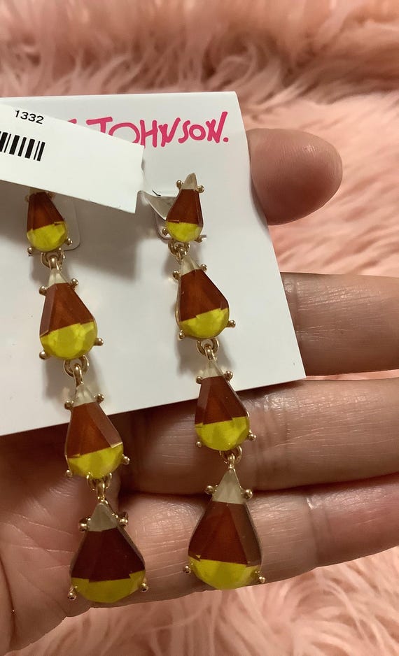 Betsey Johnson earrings new With Tag