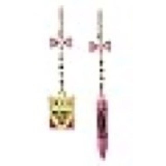 New with tag betsey Johnson earrings pencil