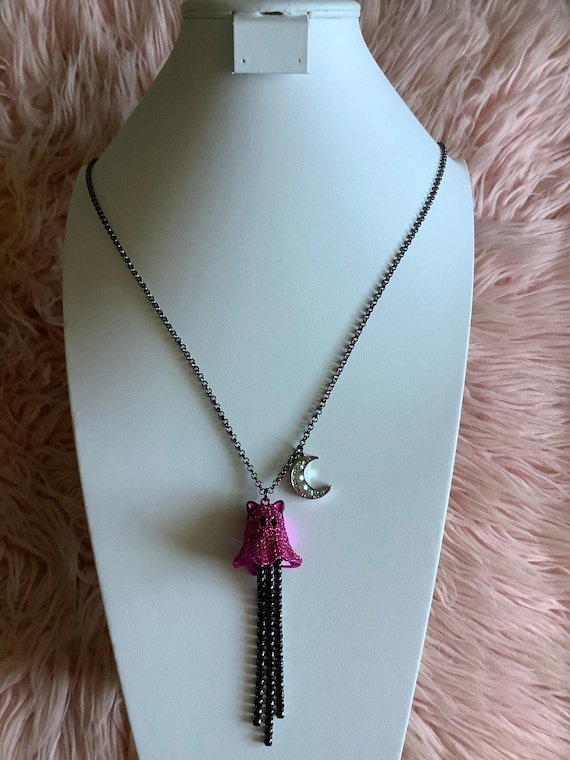 New with tag Betsey Johnson necklace ghost retail price 78 View 2