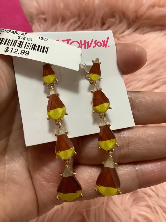 Betsey Johnson earrings new With Tag