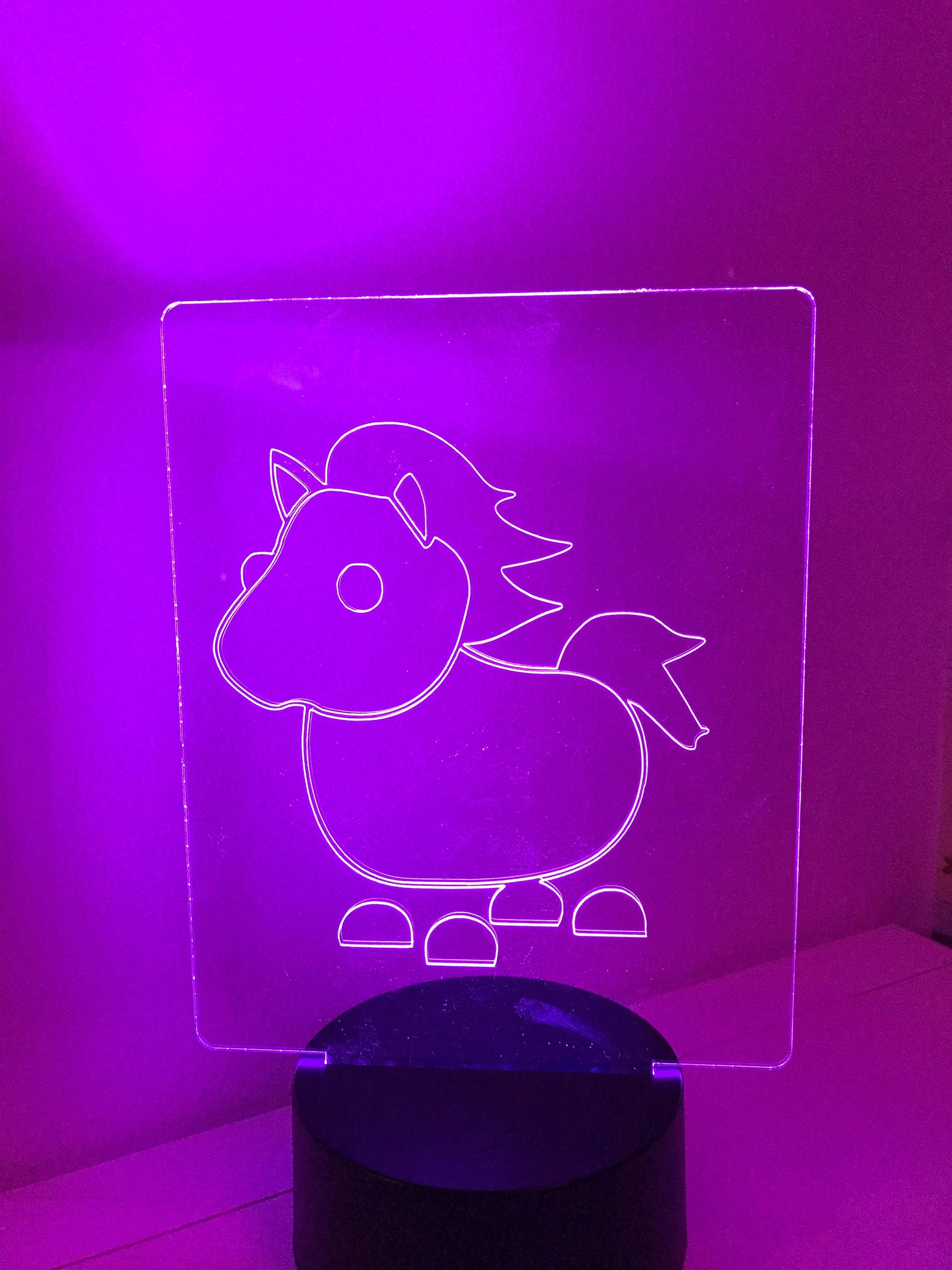 Adopt me LED personalised night light Etsy