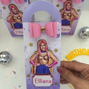 Personalized Luli Pampin Birthday Party Favor Box
