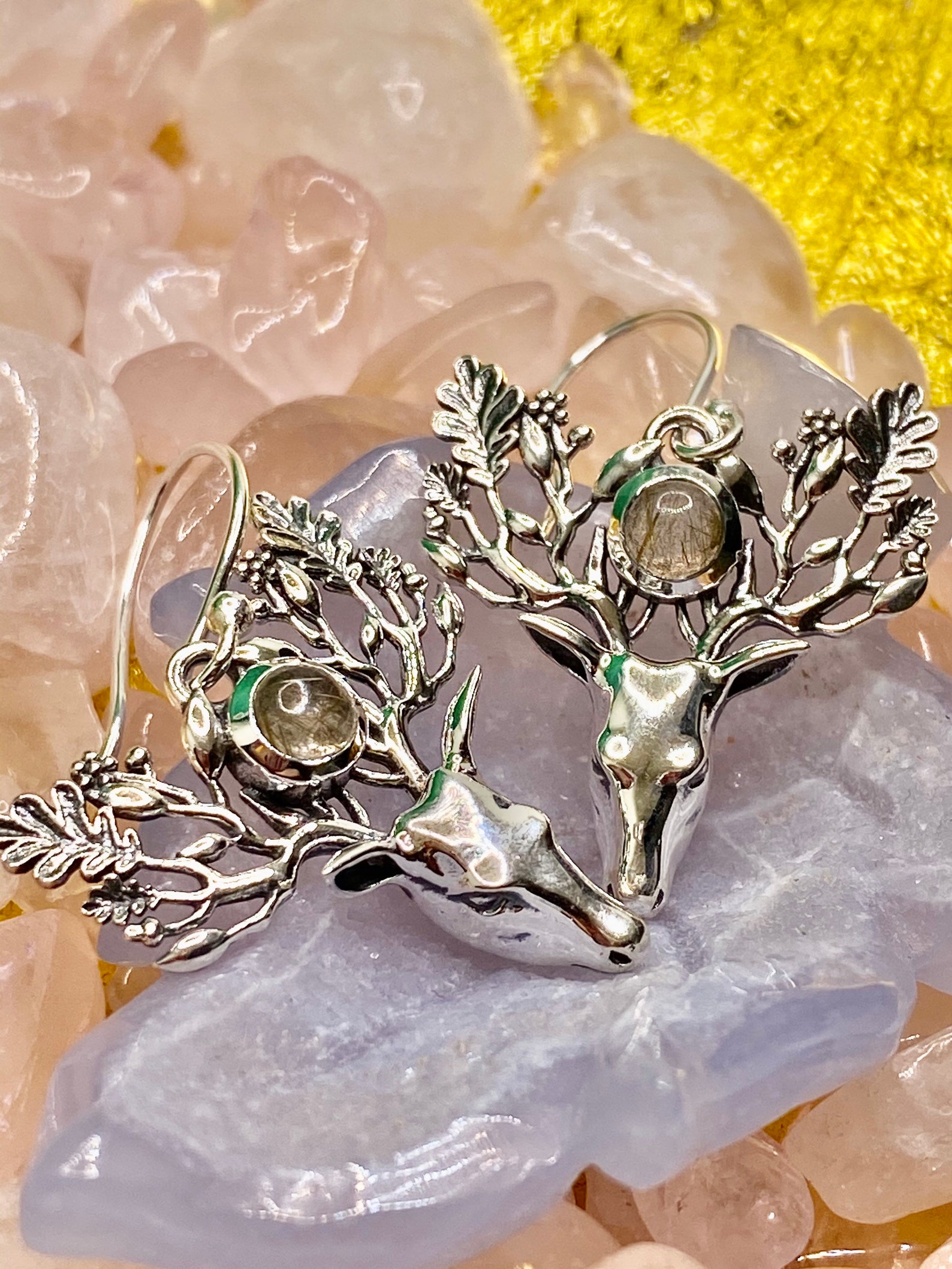 Sterling Silver Fawn Earrings - Etsy