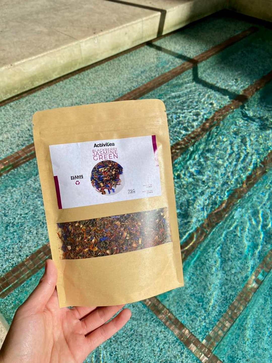 Blackberry Jasmine Green Tea 2oz 56g Etsy