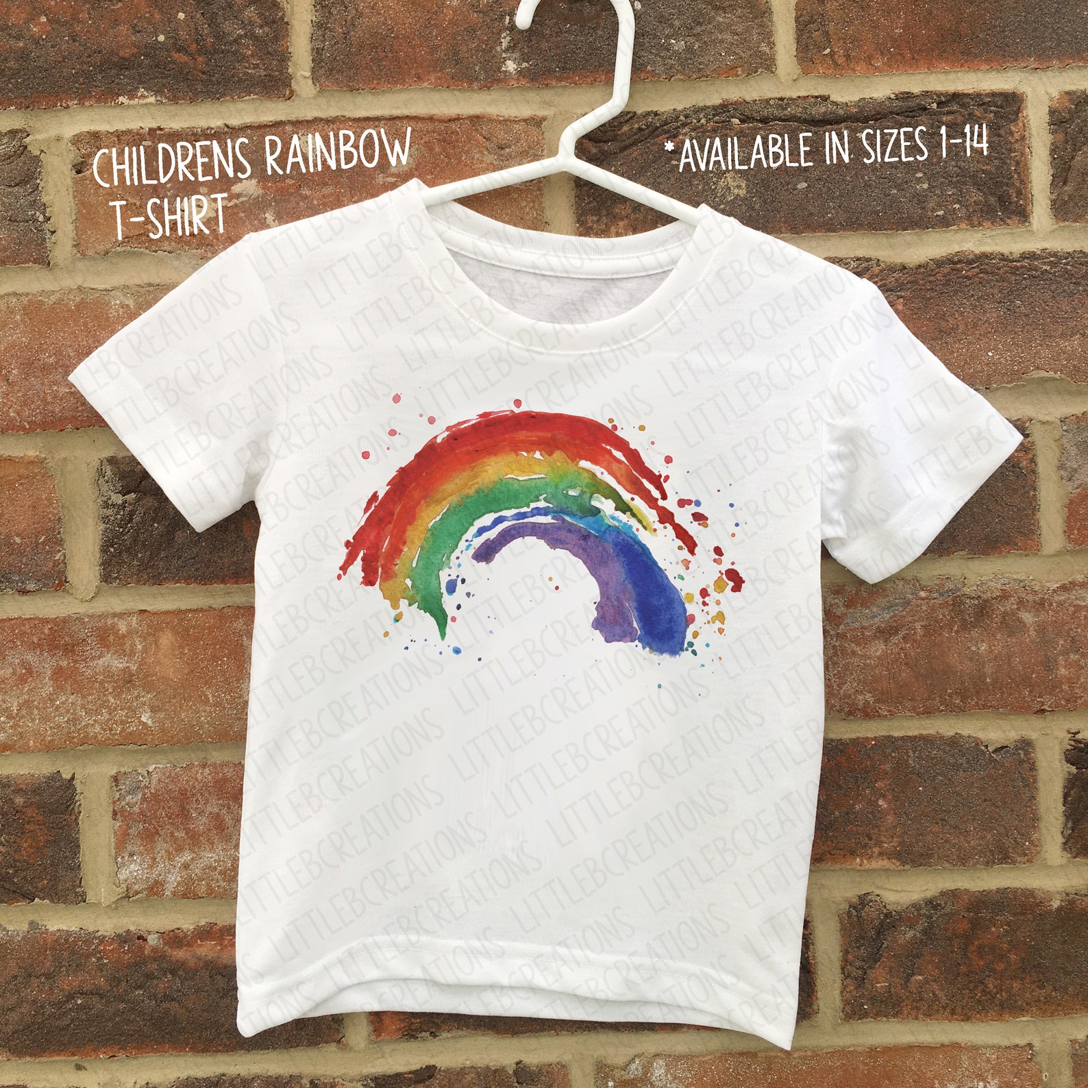 Kids Rainbow Tshirt Unisex Kids Clothing Kids Rainbow Tee Etsy