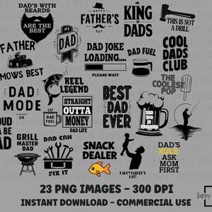Pacote de PNG de pai, PNG de pai, PNG de pai, PNG de dia dos pais, PNG de papai, PNG de papai, PNG de papai, PNG de papai, PNG de pai incrível, Sublimação de dia dos pais