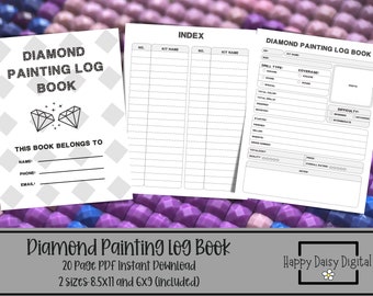 博客來-diamond painting log book: Diamond Painting Log Book (Journal for  Diamond Painting Art Enthusiasts), [Deluxe Edition with Space for Photos]