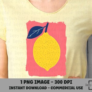 Lemon PNG, Lemon Clipart, Trendy Lemon PNG, Lemon Wallart, Citrus png, Lemon Coquette, Retro Lemon, Lemon Sublimation, Coquette Lemon