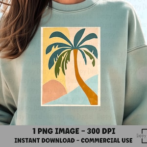 Palm Tree PNG, Beach PNG, Summer Vibes PNG, Vacation png, Beachy png, Beach Bum, Summer png, Beach Life, Beach Sublimation, Palm Tree Print