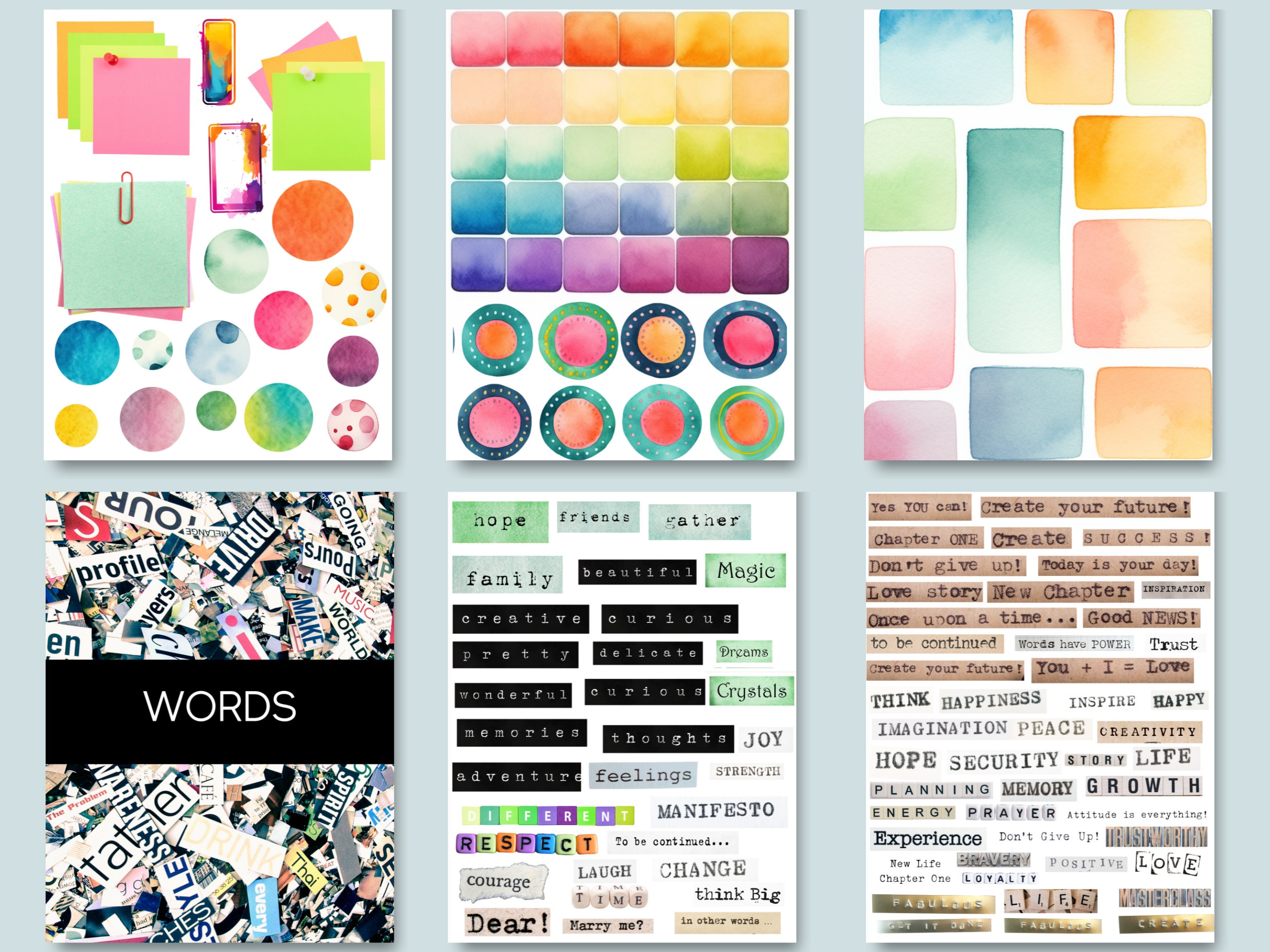 2024 Vision Board Kit - Ultimate Vision Board - Vision Board Bundle ...