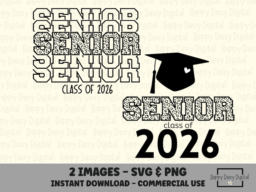 Senior 2026 Svg, Graduation Svg, Class of 2026 Svg, Senior Class 2026