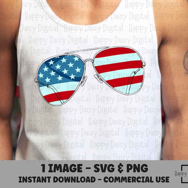 4th of July SVG, 4th of July PNG, 4th of July Clipart, Sunglasses svg, Aviator Sunglasses SVG, Patriotic svg, usa svg, God Bless the usa