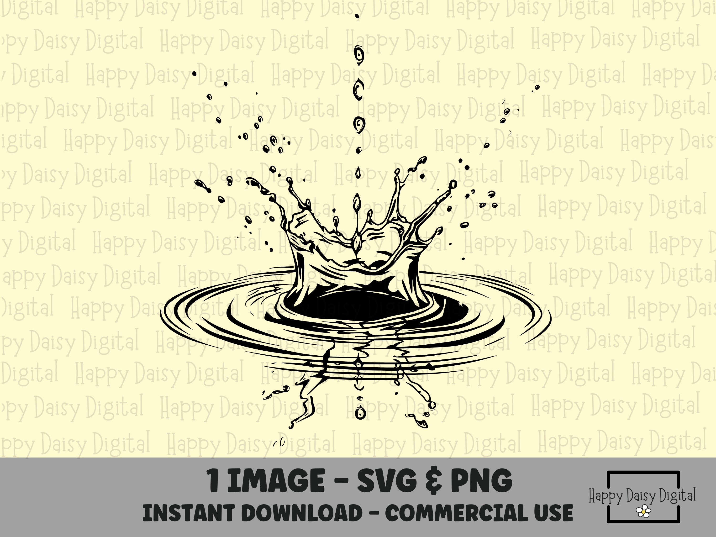 Puddle SVG, Puddle PNG, Puddle Clipart, Puddle Vector, Liquid Drop SVG, Water Splash svg, Rain svg, Water Droplet svg, Splash svg