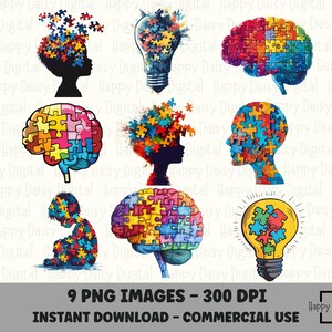 Autism PNG, Autism Awareness PNG, Autism PNG Design, Autism Sublimation, Autism Puzzle png, Nuerodivergent png, Autism Bow png