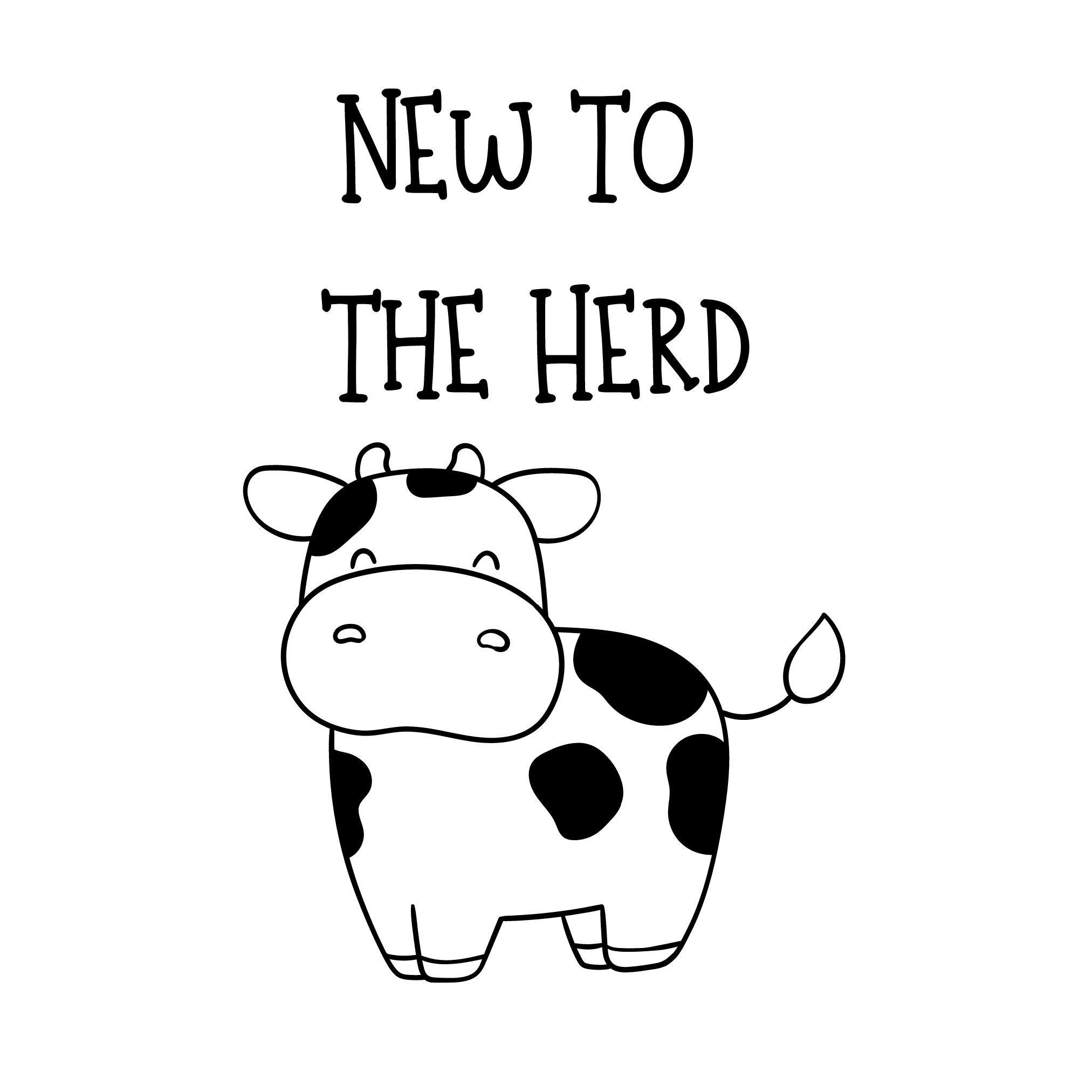 New to the Herd. SVG. PNG. JPG - Etsy