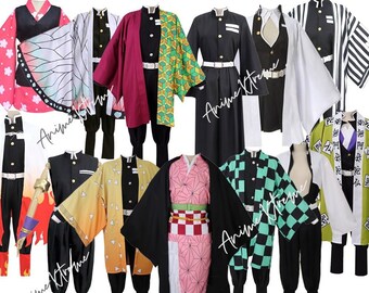 Anime Cosplay Full Kimono Set | Наshırа Cosplay | 13 Designs See Description |  Japanese Pattern