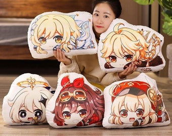 Genshin Plush | 30 Characters - Design Set 3 | Double-sided Plush Pillow
