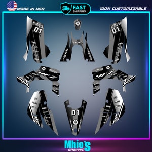 Yamaha YFZ 450R 450X Graphics kit 2014 2016 2018 to 2023 decals stickers ATV UTV