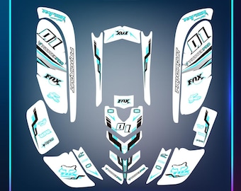 yamaha raptor 660 kit graphics decals stickers atv wrap quad all year raptor660