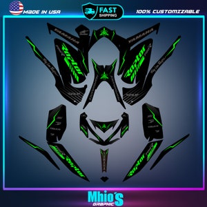 Yamaha Raptor 700 700R graphics kit 2013 2014 2017 to 2025 decals stickers atv | Motocross Vinyl Decals | Dirt Bike Graphics | Motocross