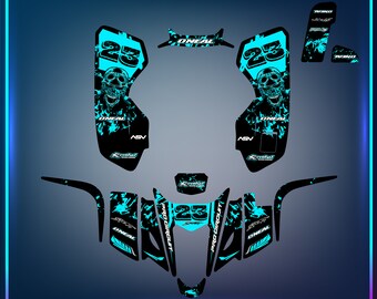 Kawasaki KFX 400 2003 2004 2005 2005 2006 2007 - 2008 GRAPHICS KIT