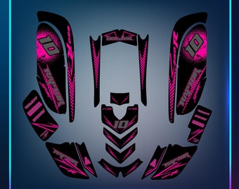 yamaha raptor 660 kit graphics decals stickers atv wrap quad all year raptor660