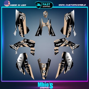 Yamaha YFZ 450R 450X Graphics kit 2014 2016 2018 to 2023 decals stickers ATV UTV