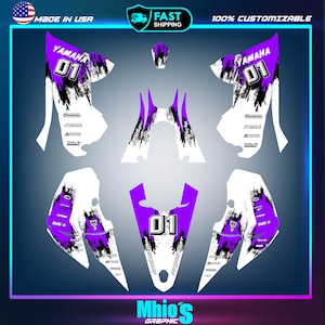 Graphics Kit for YAMAHA YFZ 450R 2014-2024 2025 Fits Yamaha YFZ450R