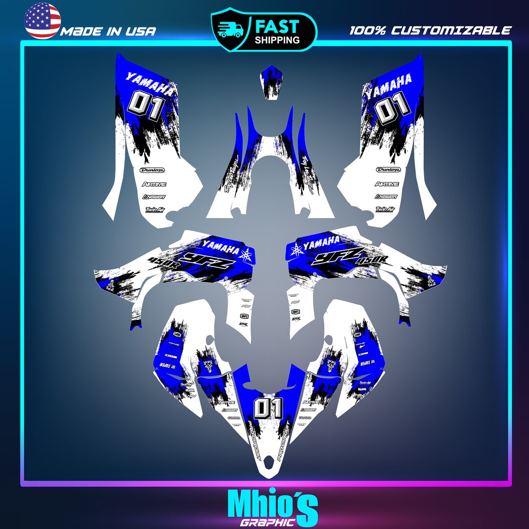 YAMAHA YFZ 450R Full Graphics Kit 2014 2023 Yamaha YFZ 450R Decals Il 1080xN.5407991543 6jwi